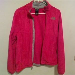 Pink Fuzzy Northface